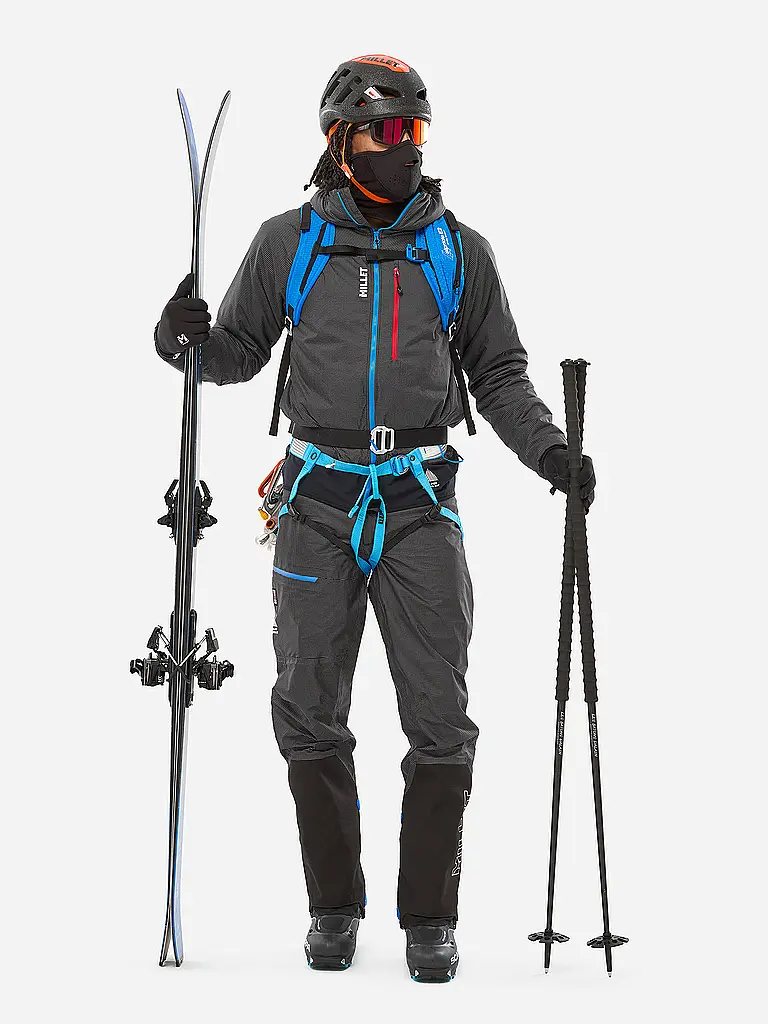 MILLET | Giacca da uomo da turismo TRILOGY JORASSES DYNEEMA Wool Hoodie | Nero