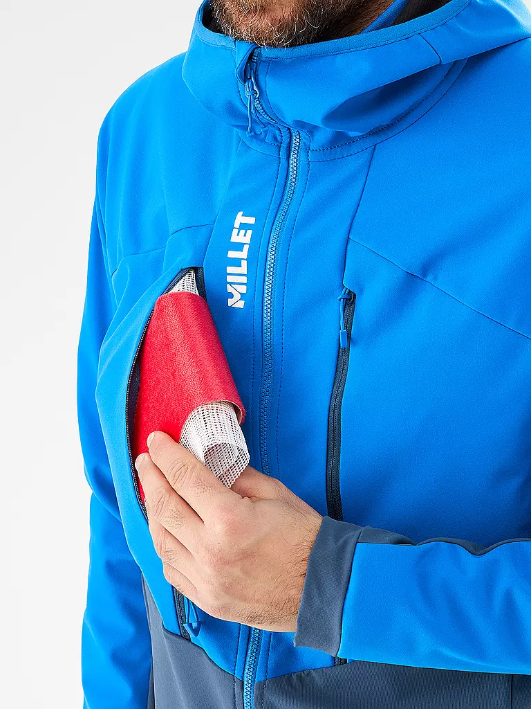 MILLET | Giacca softshell da uomo White Shield Hoodie |