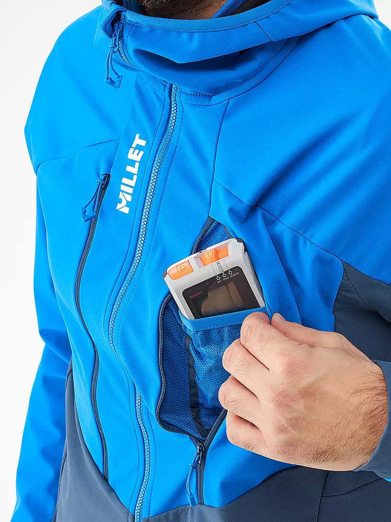 MILLET | Giacca softshell da uomo White Shield Hoodie |