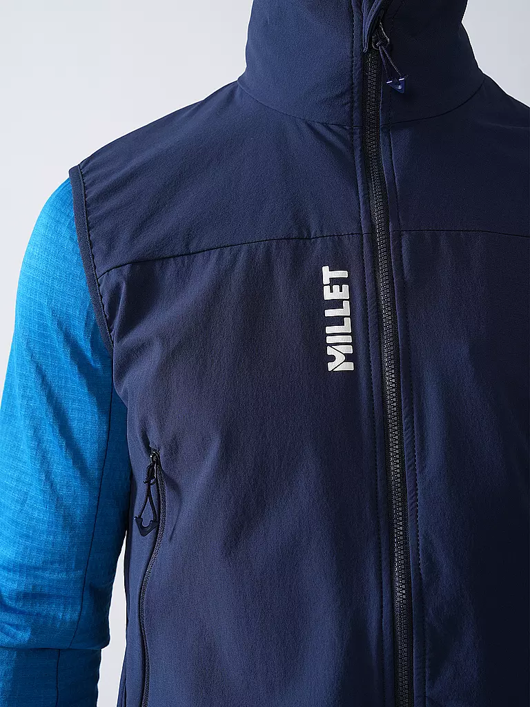 MILLET | Gilet softshell da uomo Fusion XCS | Blu scuro