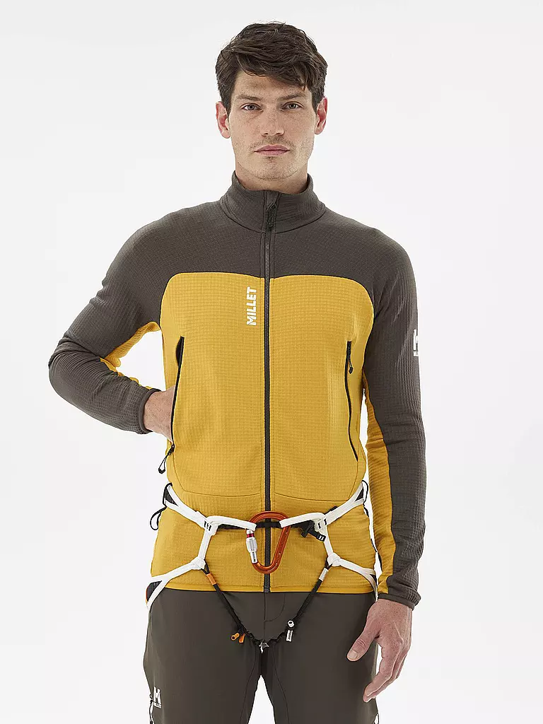 MILLET | Herren Fleecejacke Fusion Grid Polartec | Cammello