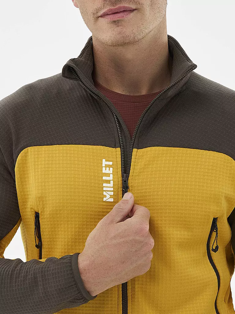 MILLET | Herren Fleecejacke Fusion Grid Polartec | Cammello