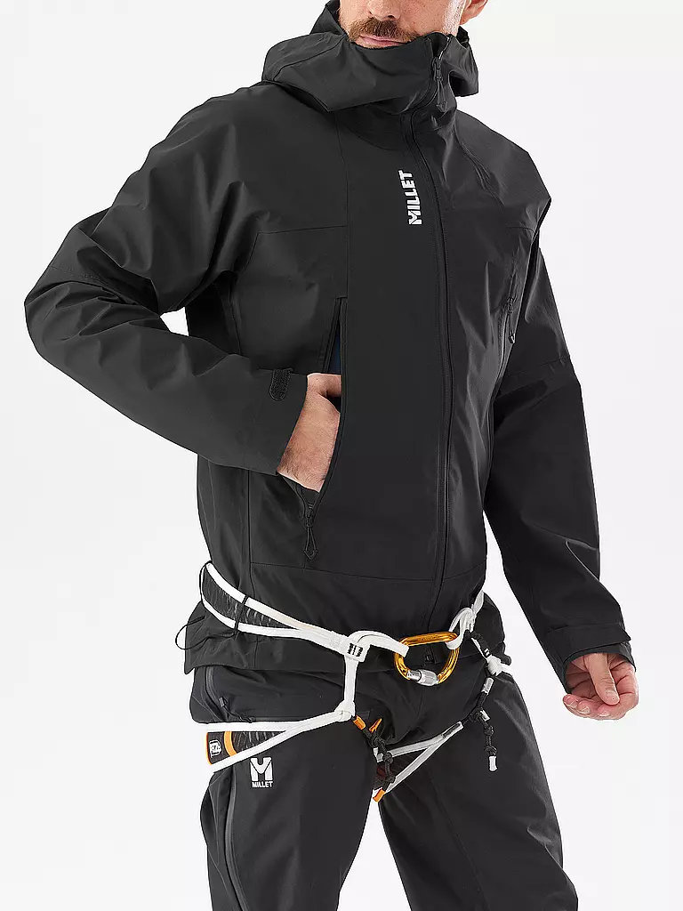 MILLET | Herren Wanderjacke Seneca GTX 3L Hoodie | Nero