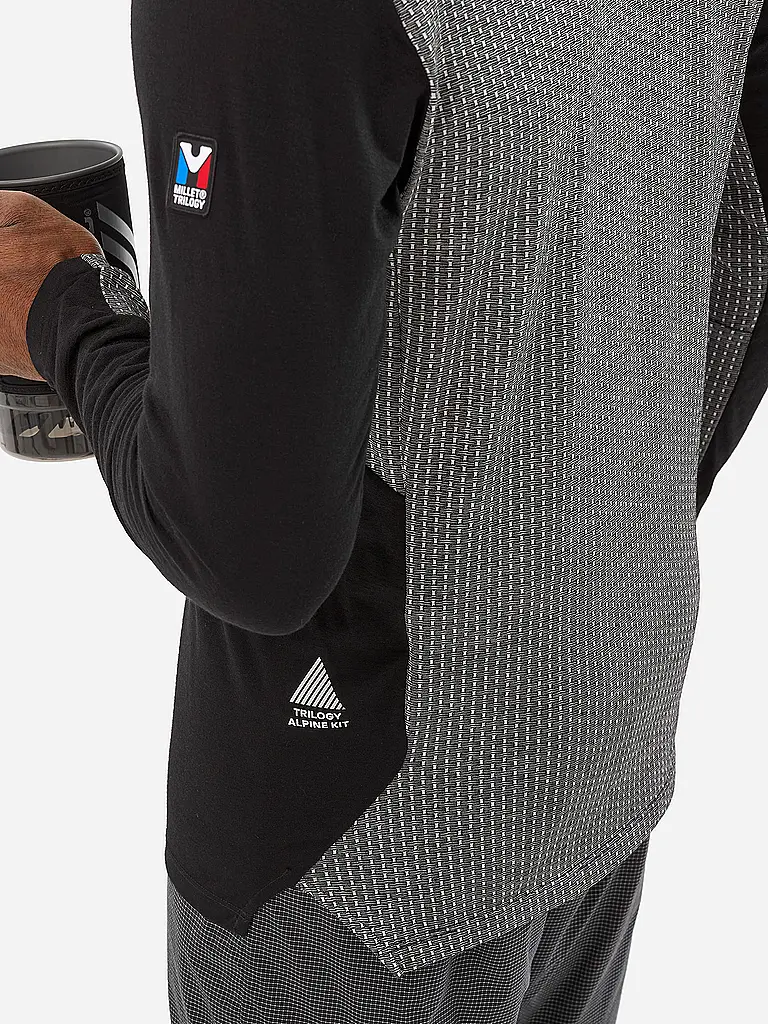 MILLET | Maglietta da turismo da uomo TRILOGY JORASSES WOOL | Nero