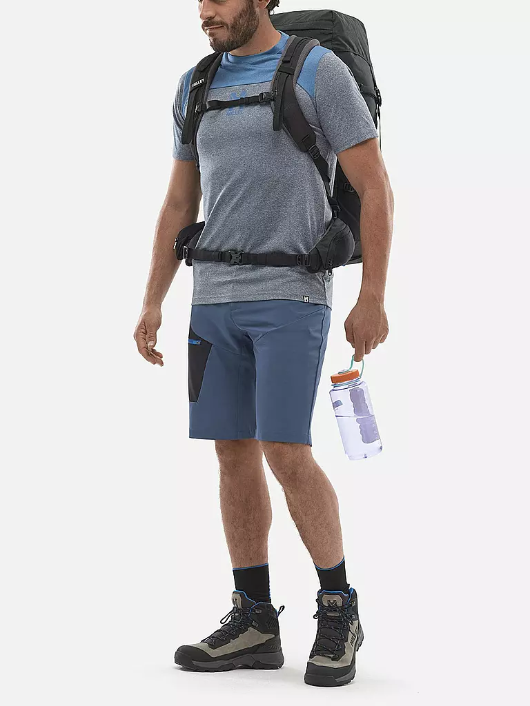 MILLET | Maglietta funzionale da uomo Seneca Heather | Blu scuro