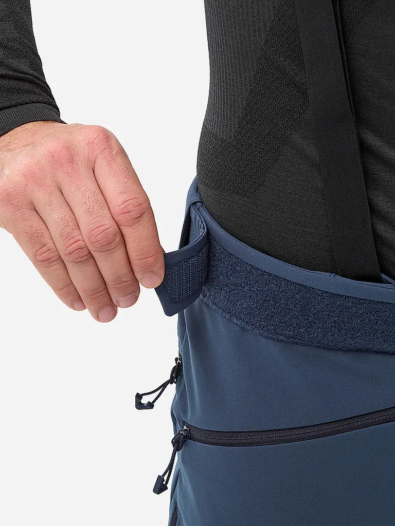 MILLET | Pantaloni da uomo softshell da alpinismo Kamet Shield con bretelle |