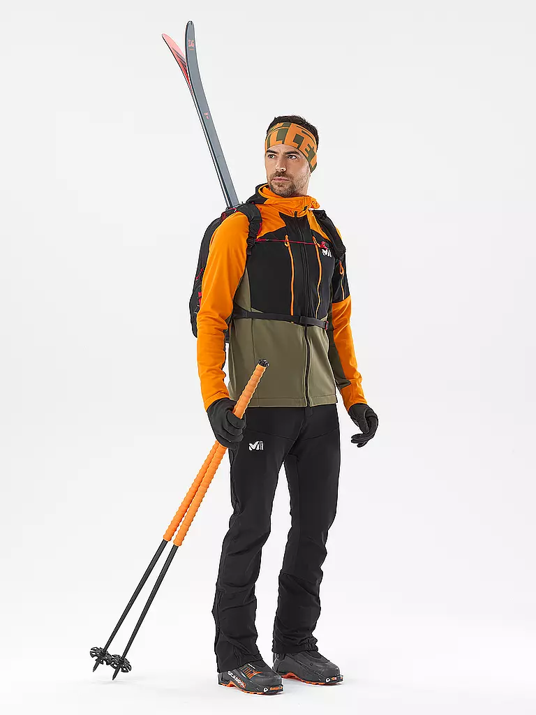 MILLET | Pantaloni da uomo softshell da scialpinismo Pierra Ment XCS | Nero