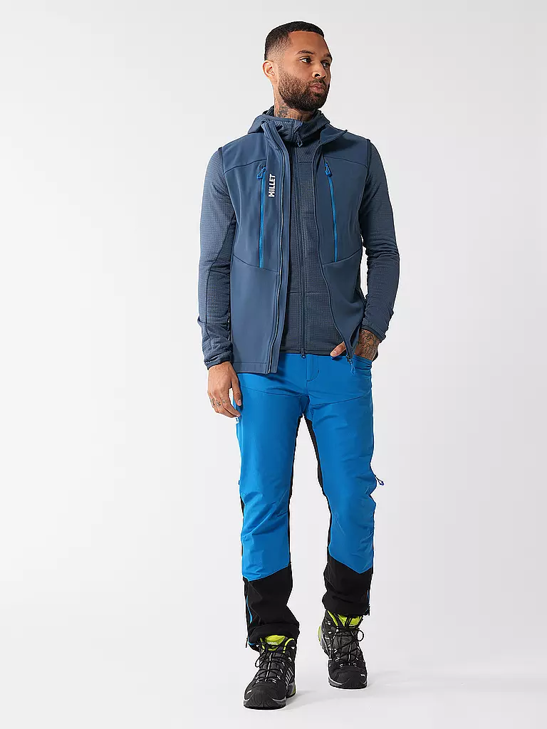 MILLET | Pantaloni da uomo softshell da scialpinismo Pierra Ment XCS | Blu