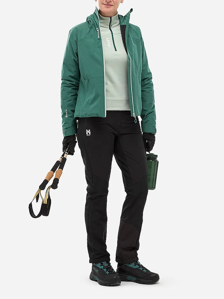 MILLET | Pantaloni ibridi da uomo da turismo Seneca | Nero