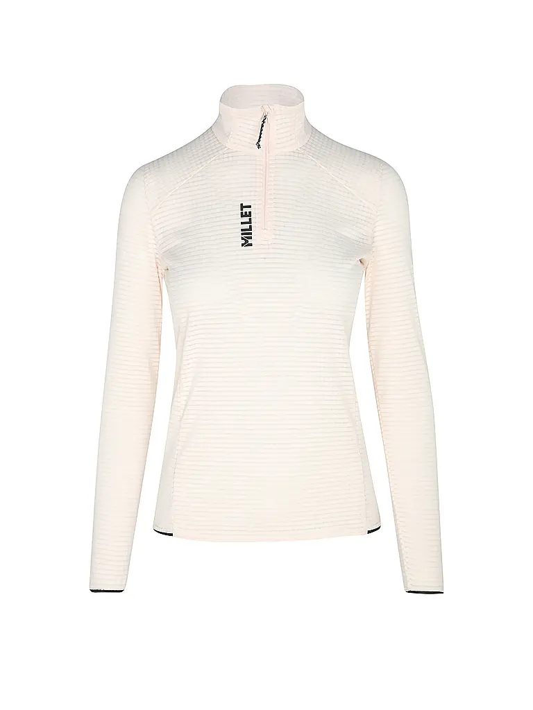 MILLET | Zipshirt da donna Intense Fleece per escursioni | Crema