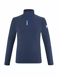 MILLET | Zipshirt Intense Fleece da uomo | Blu scuro