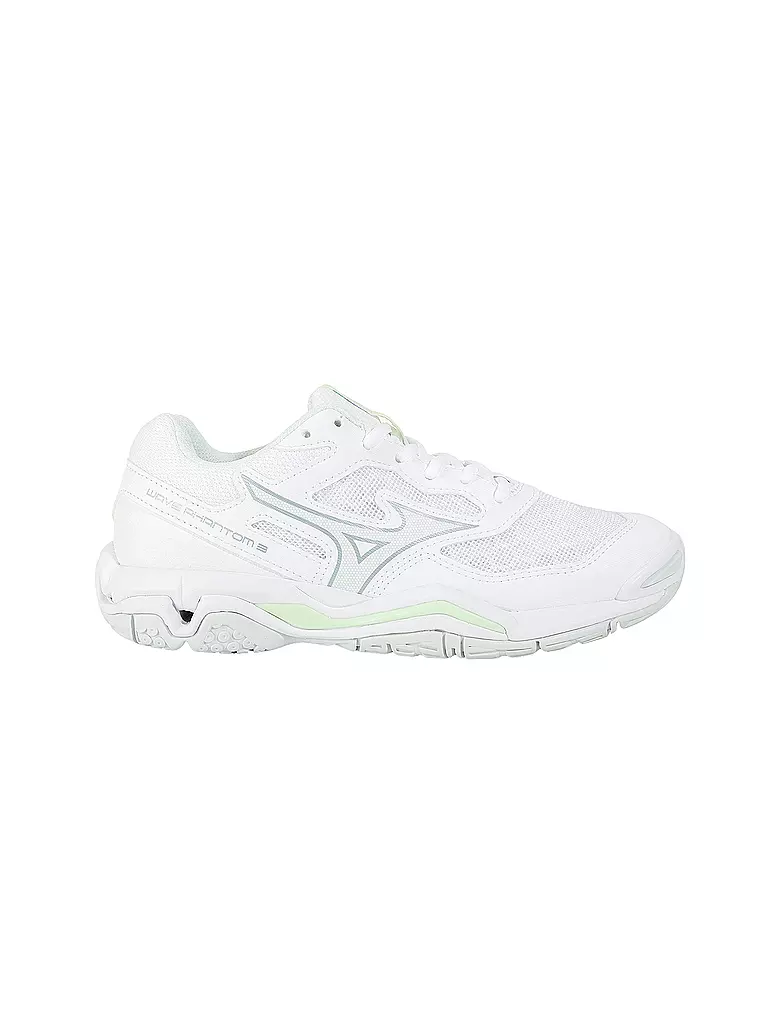 MIZUNO | Damen Hallenschuhe Wave Phantom 3 | Bianco
