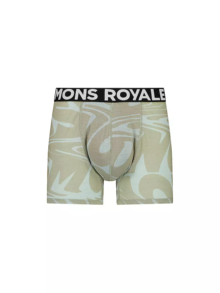 MONS ROYALE | Boxer da uomo Hold'em | Grigio chiaro