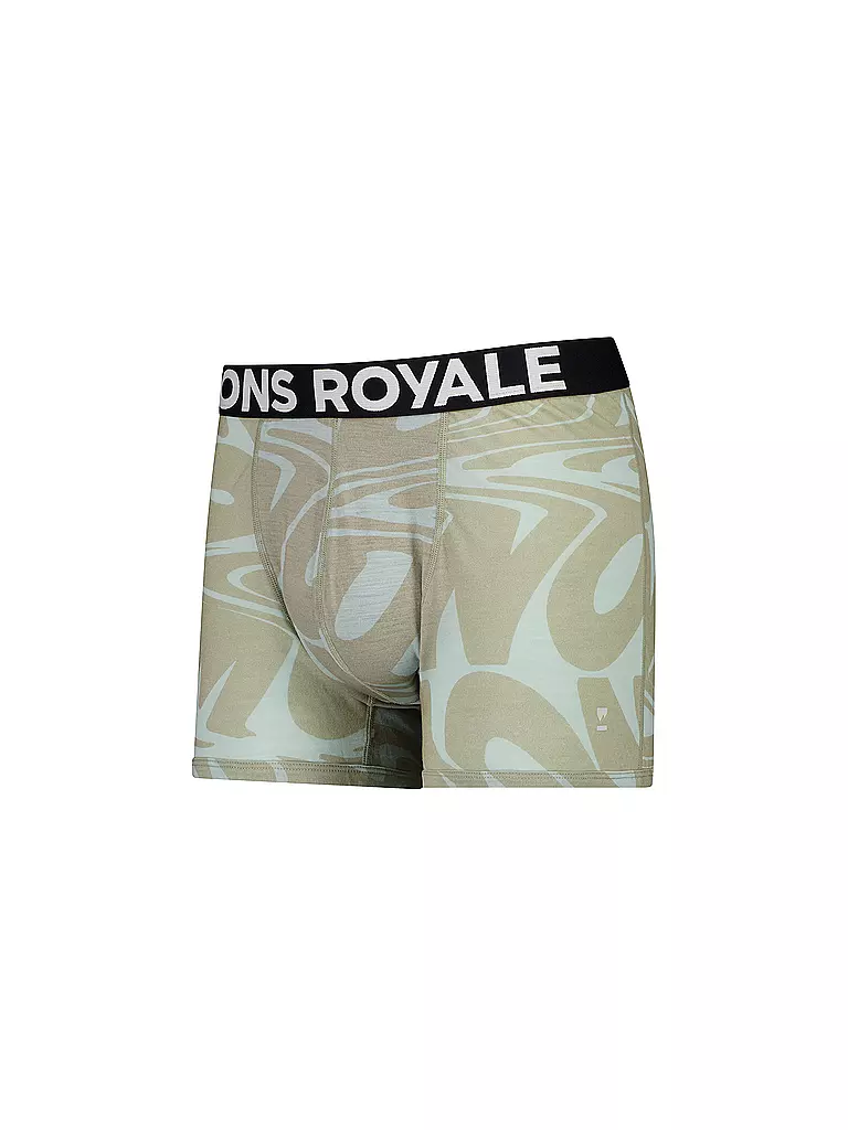 MONS ROYALE | Boxer da uomo Hold'em | Grigio chiaro