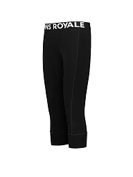 MONS ROYALE | Damen 3/4 Legging Cascade Merino Flex 200 | Nero