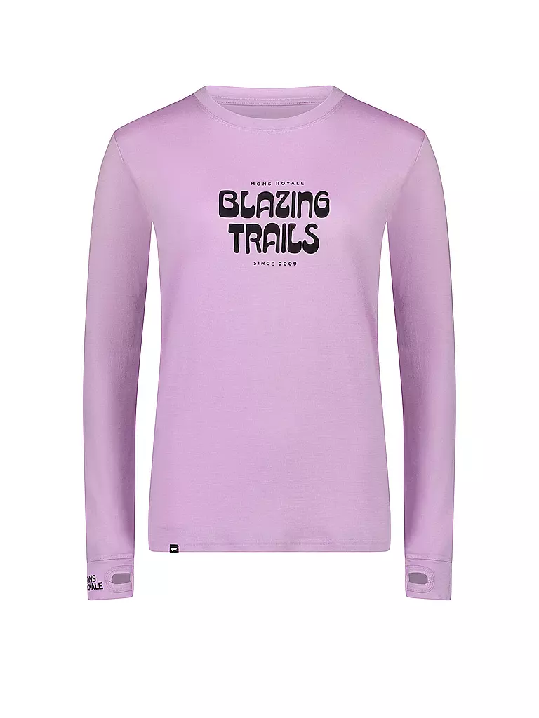 MONS ROYALE | Damen Funktionsshirt Yotei Classics | Lilla