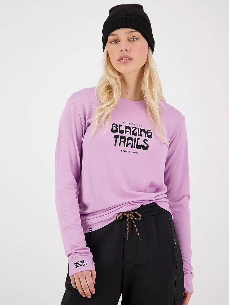 MONS ROYALE | Damen Funktionsshirt Yotei Classics | Lilla