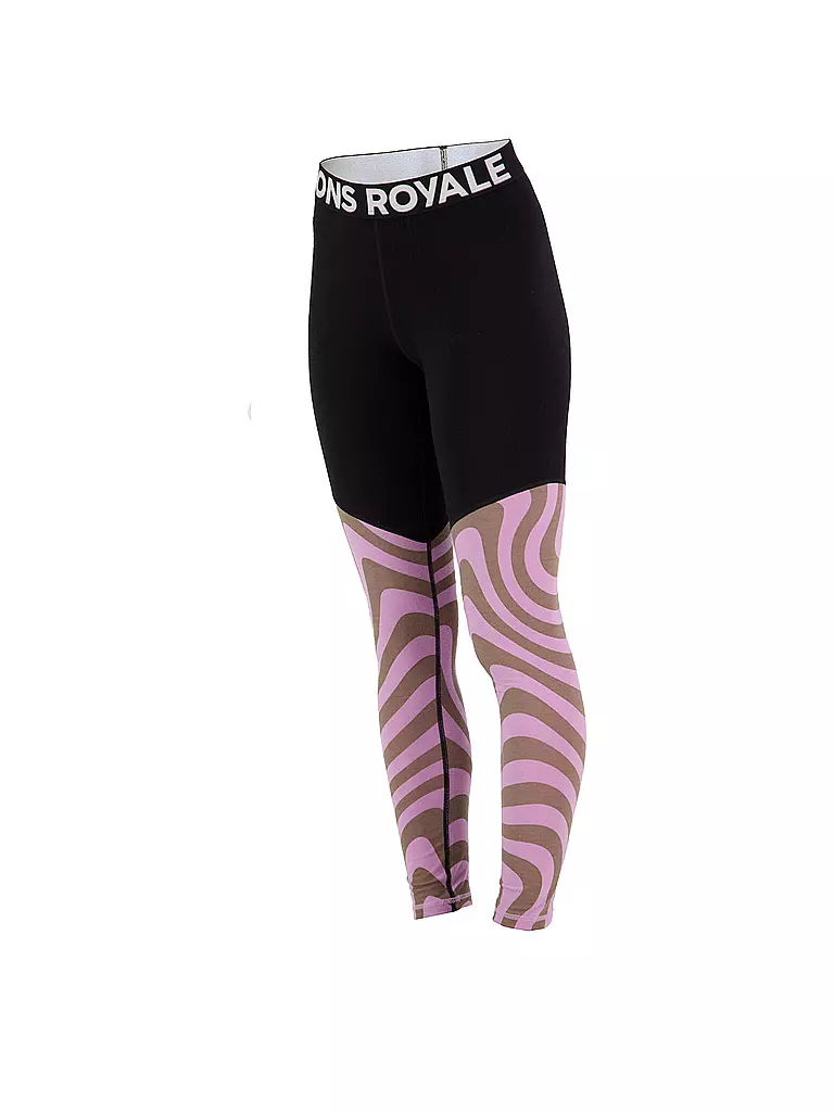 MONS ROYALE | Damen Funktionstight Cascade Merino Flex 200 | Nero