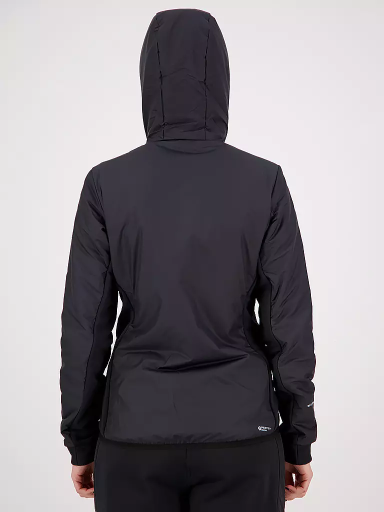 MONS ROYALE | Damen Isojacke Arete Wool Hoodie | Nero