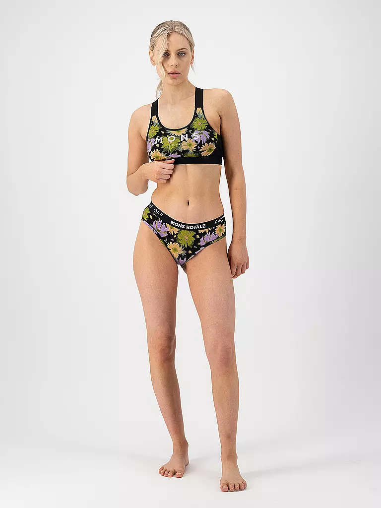 MONS ROYALE | Damen Sport-BH Stella X-Back Low Support | Oliva