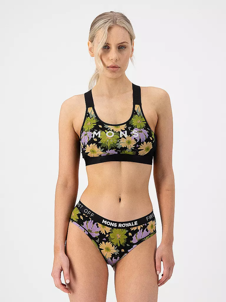 MONS ROYALE | Damen Sport-BH Stella X-Back Low Support | Oliva