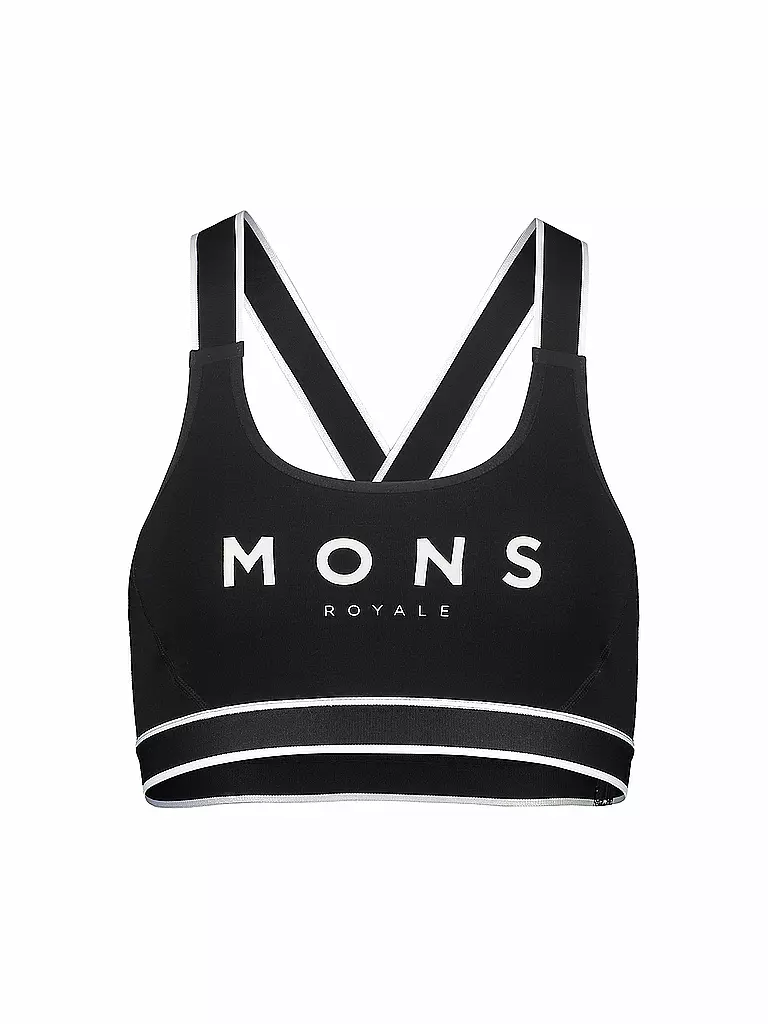MONS ROYALE | Damen Sport-BH Stella-X Low Support | Nero
