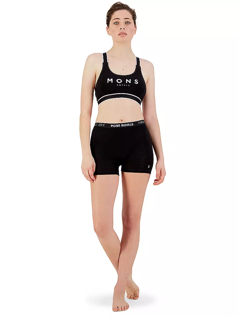 MONS ROYALE | Damen Sport-BH Stella-X Low Support | Nero