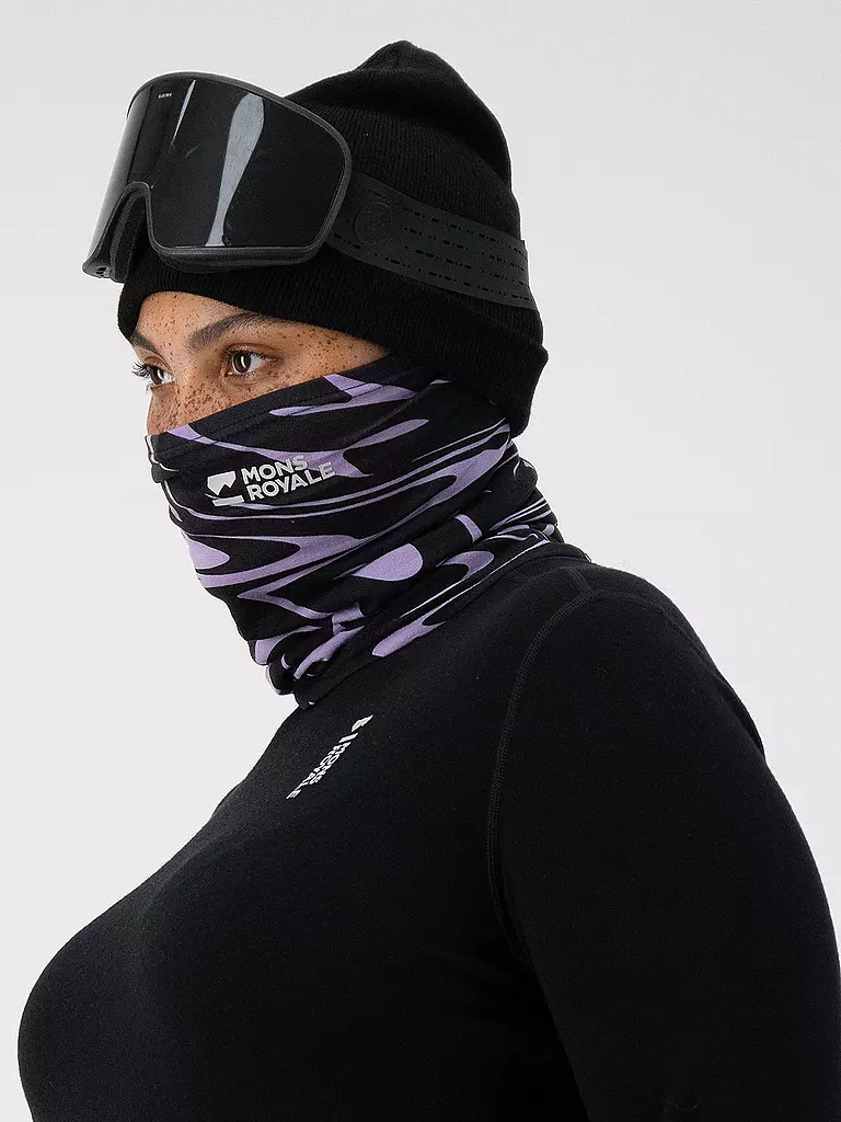 MONS ROYALE | Scaldacollo Daily Dose Merino Flex 200 | Lilla