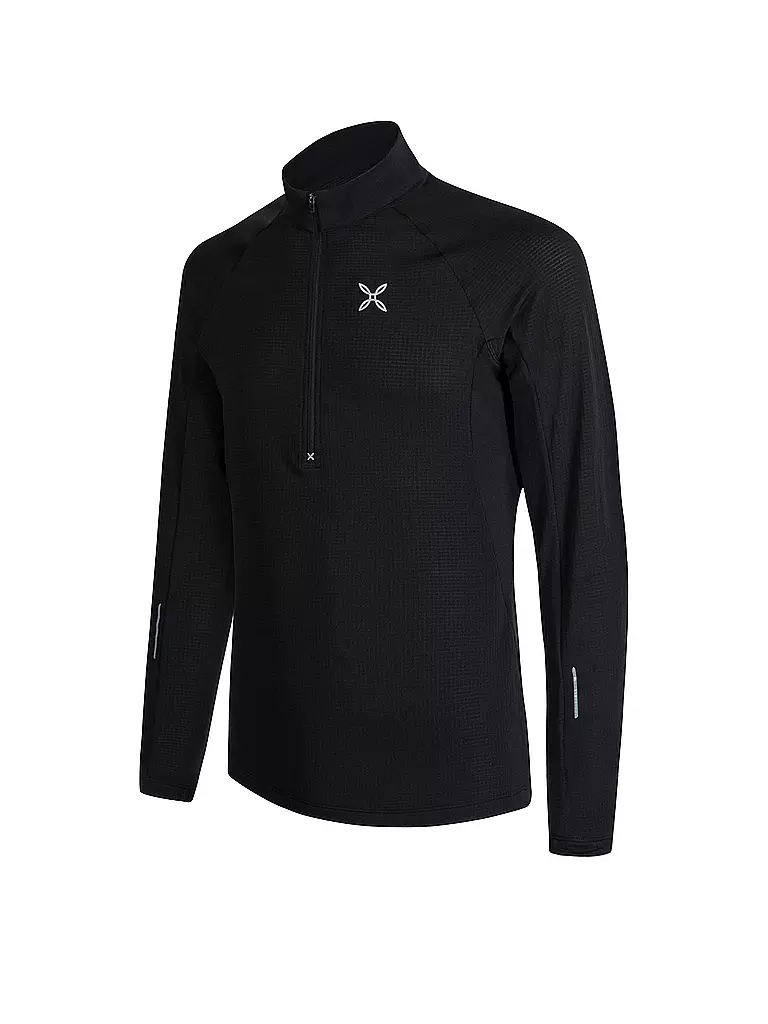 MONTURA | Herren Touren Zipshirt Run Soft | Nero
