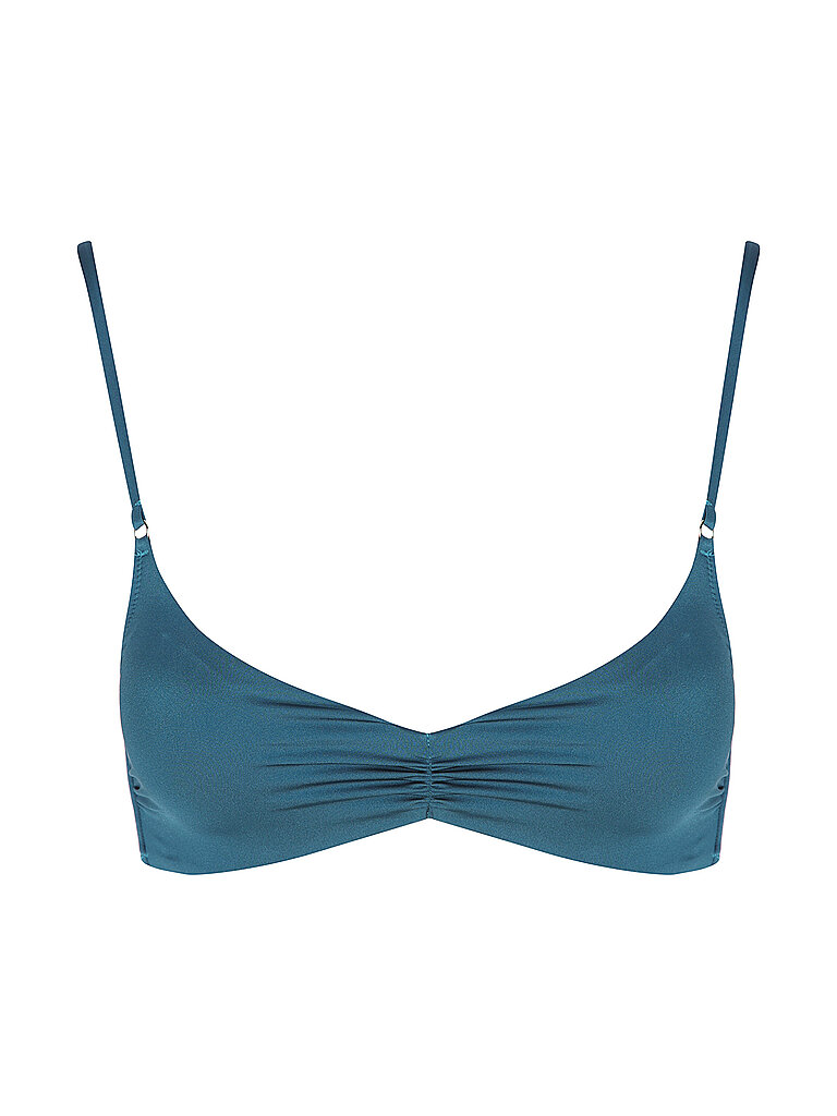 Top bikini a bustier da donna Young petrolio M