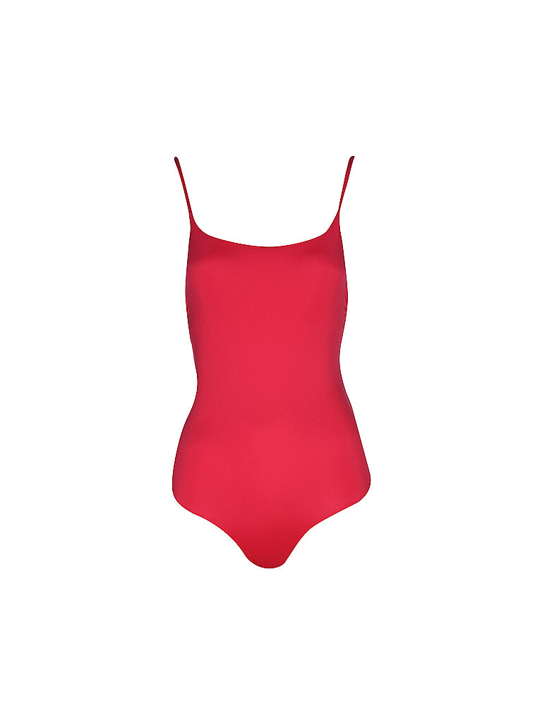 Costume da bagno basic da donna rosso 40