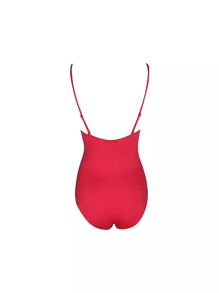 MRS & HUGS | Costume da bagno basic da donna | Rosso