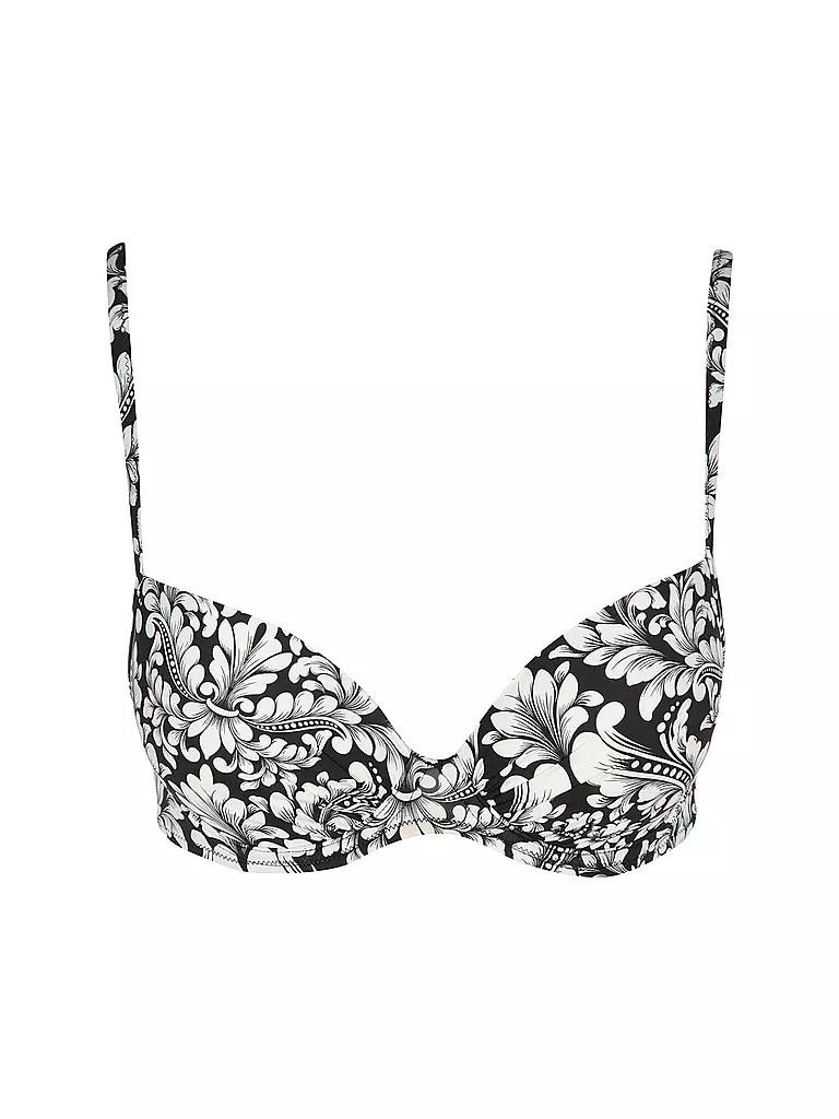 MRS & HUGS | Top bikini a conchiglia basic da donna | Nero