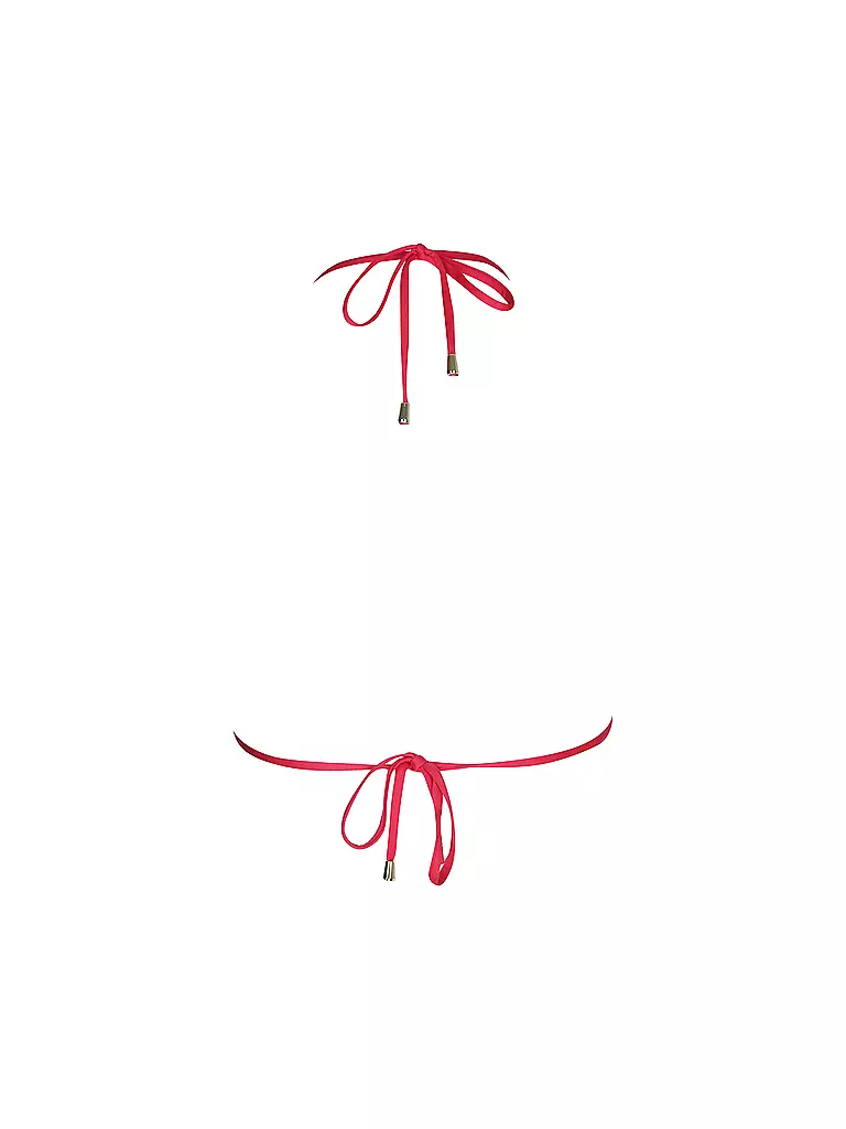 MRS & HUGS | Top bikini a triangolo da donna | Rosso