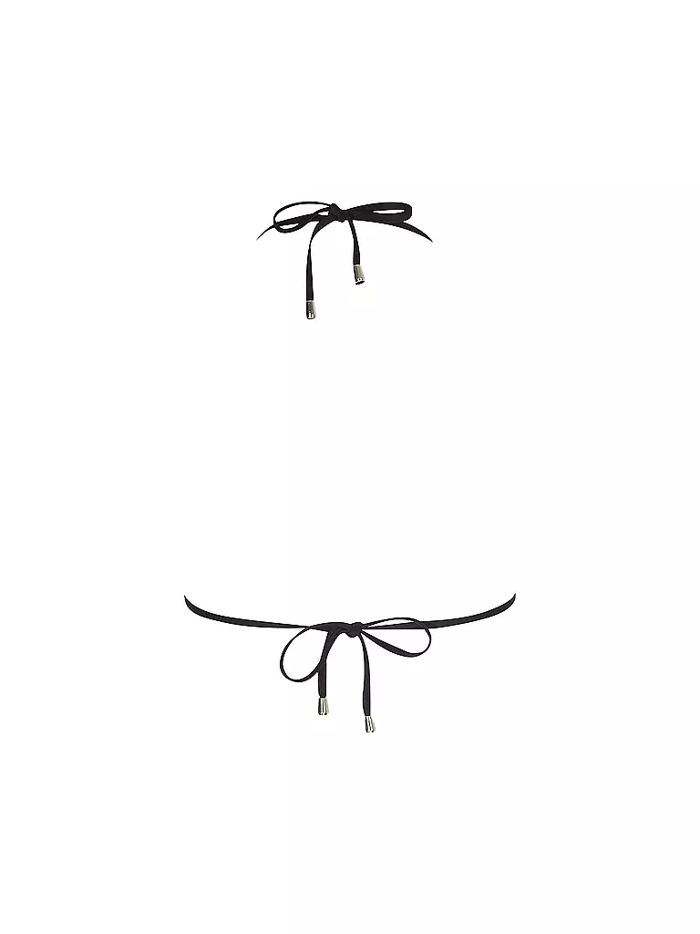 MRS & HUGS | Top bikini triangolo da donna | Nero