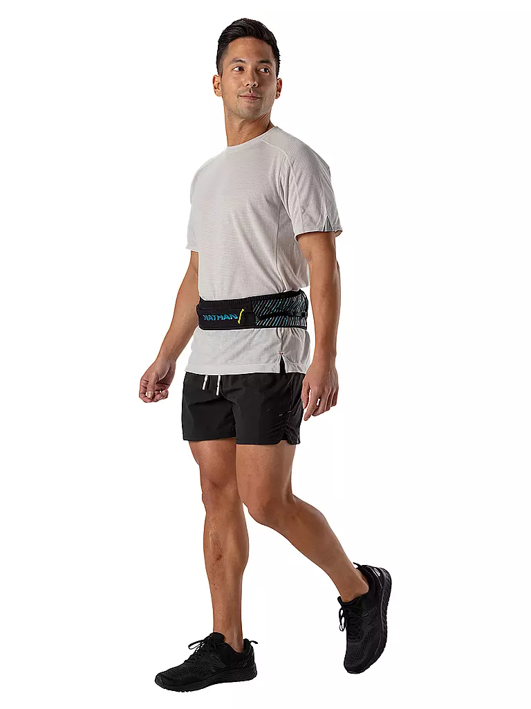 NATHAN | Marsupio Pinnacle Series Waistpack con borraccia da 0,5 l | Nero
