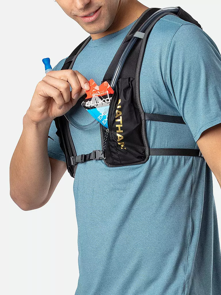 NATHAN | Trinkrucksack Quickstart 4L inkl. 1,5L Blase | Nero