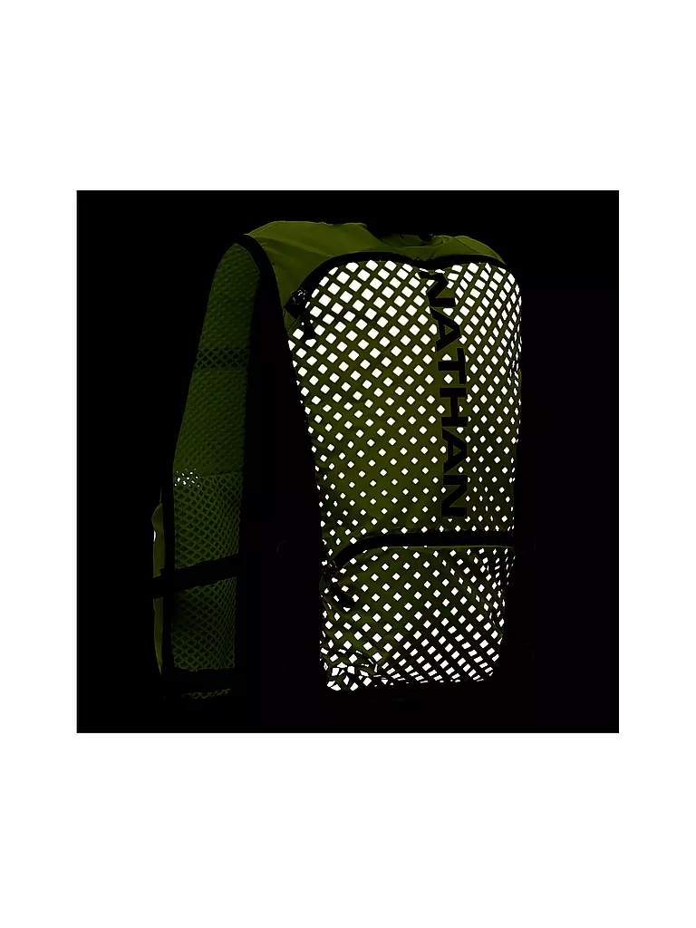 NATHAN | Zaino da idratazione Hypernight QuickStart 2.0 4L incl. sacca da 1,5L | Giallo