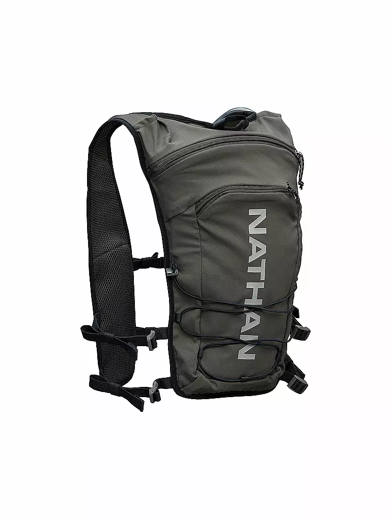 NATHAN | Zaino da idratazione Quickstart 6L con sacca da 1,5L | Grigio