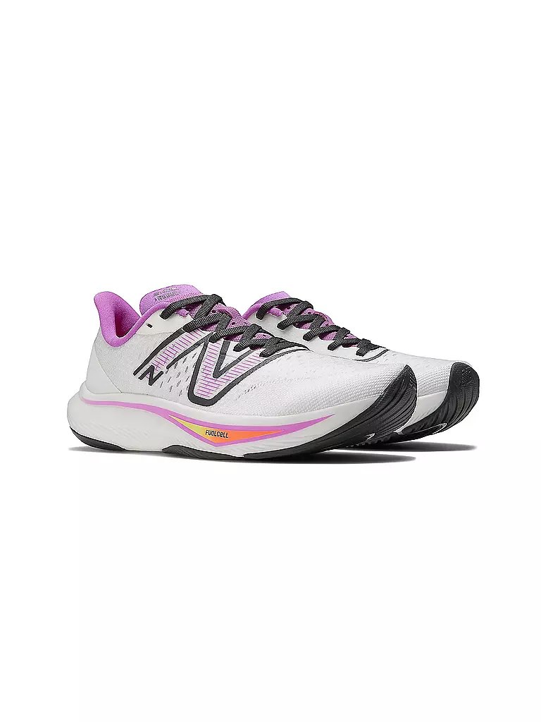 NEW BALANCE | Damen Wettkampf Laufschuhe FuelCell Rebel v3 | Bianco