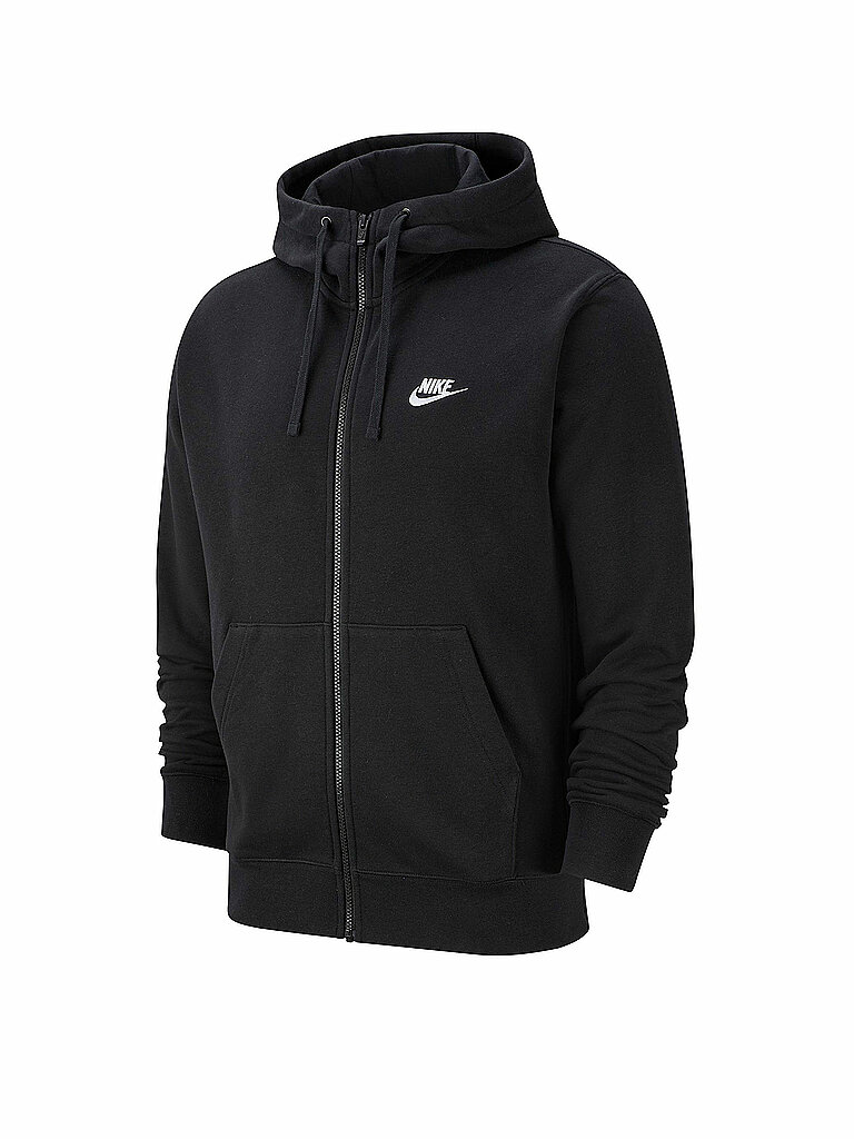 Felpa con cappuccio da uomo Sportswear Club nero XXL