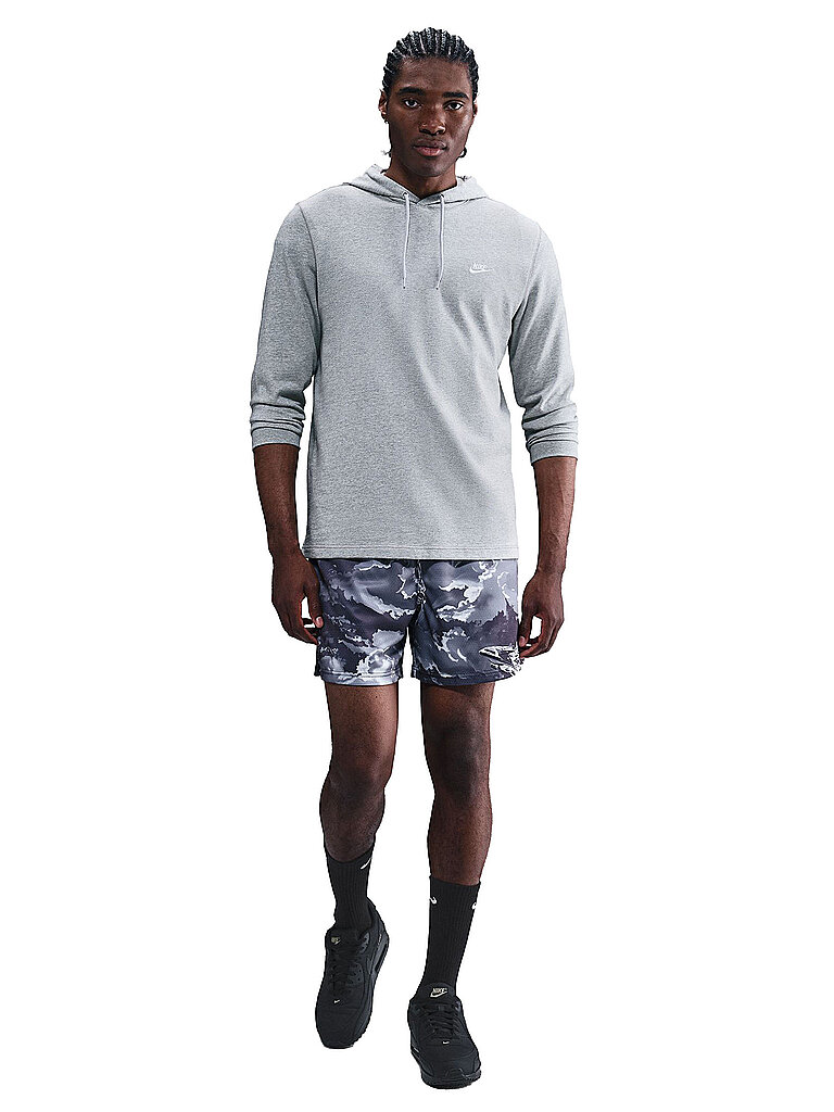 Felpa con cappuccio da uomo NK Club Knit grigio M