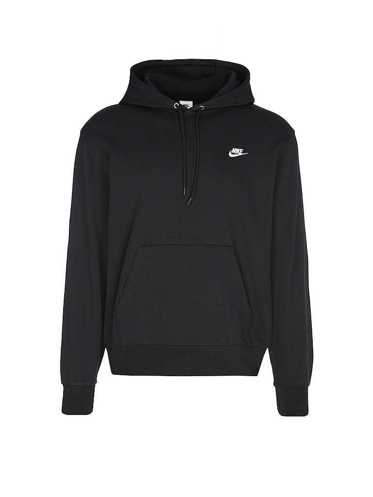 Felpa con cappuccio da uomo NK Club French Terry nero M