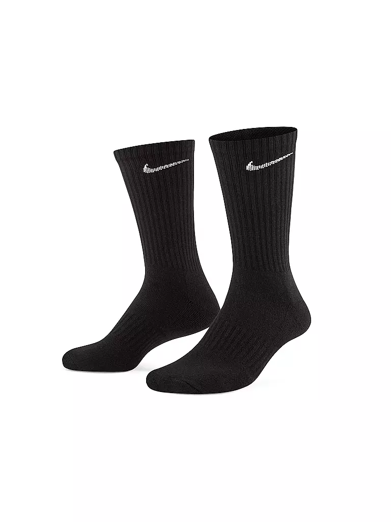 NIKE | Confezione da 3 paia di calzini Everyday Cushion Crew Regular | Nero