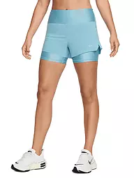 NIKE | Damen 2in1 Laufshort Dri-FIT Swift | Blu chiaro