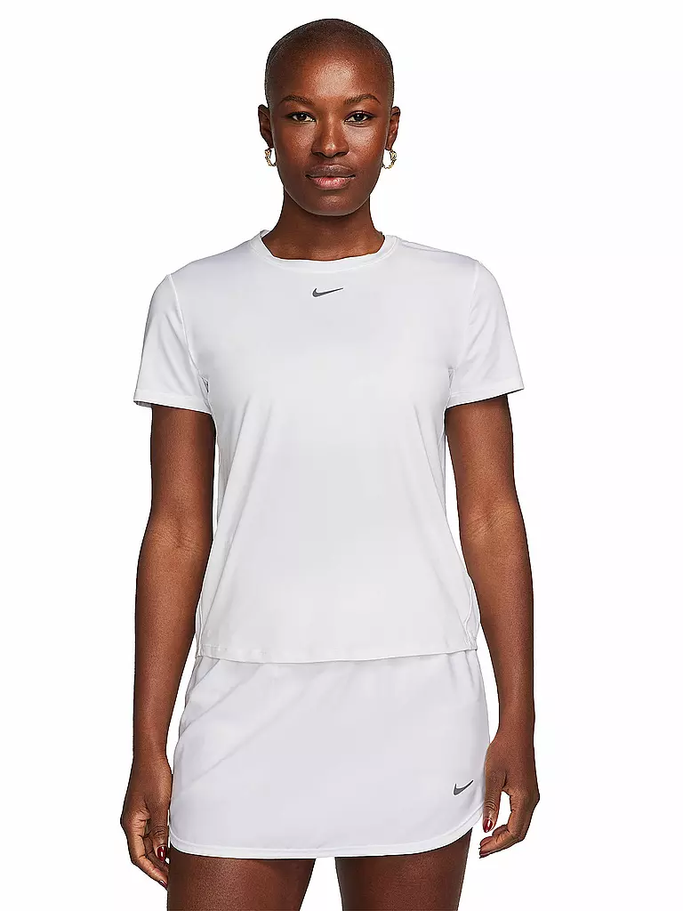 NIKE | Damen Fitnessshirt One Classic Dri-FIT | Bianco