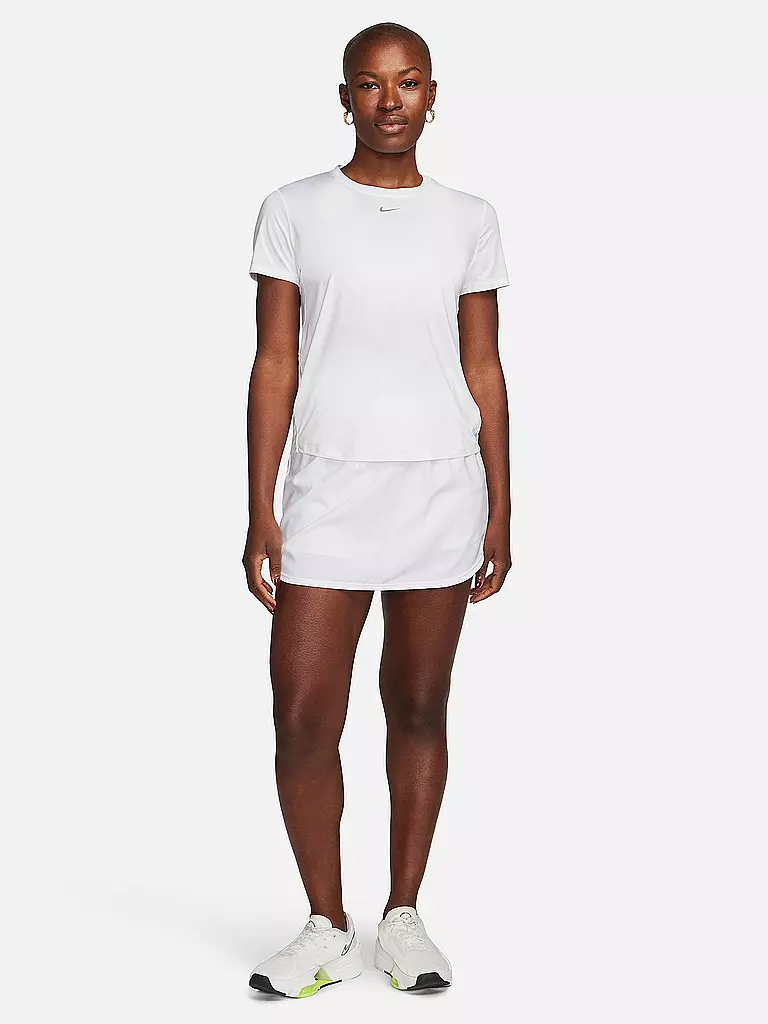 NIKE | Damen Fitnessshirt One Classic Dri-FIT | Bianco