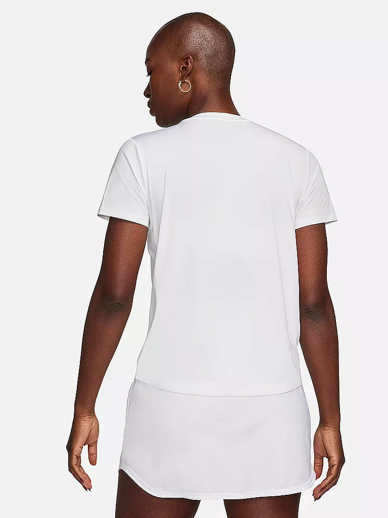 NIKE | Damen Fitnessshirt One Classic Dri-FIT | Bianco