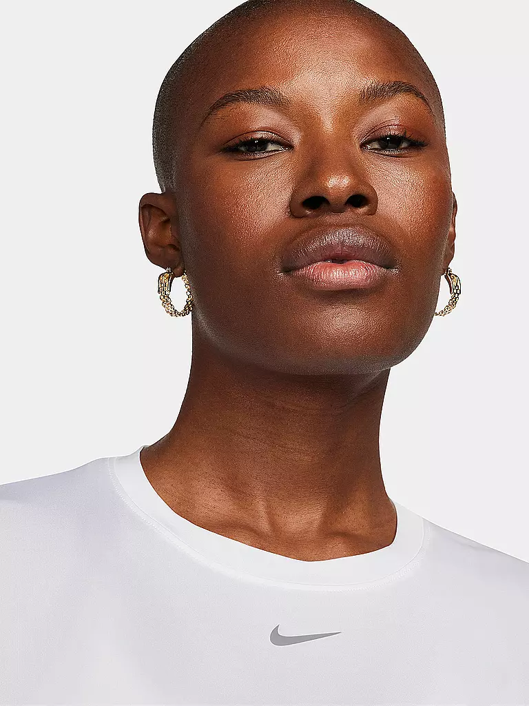 NIKE | Damen Fitnessshirt One Classic Dri-FIT | Bianco