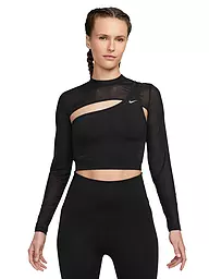 NIKE | Damen Fitnessshirt Pro | Nero